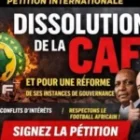une pétition internationale réclame la dissolution de la CAF