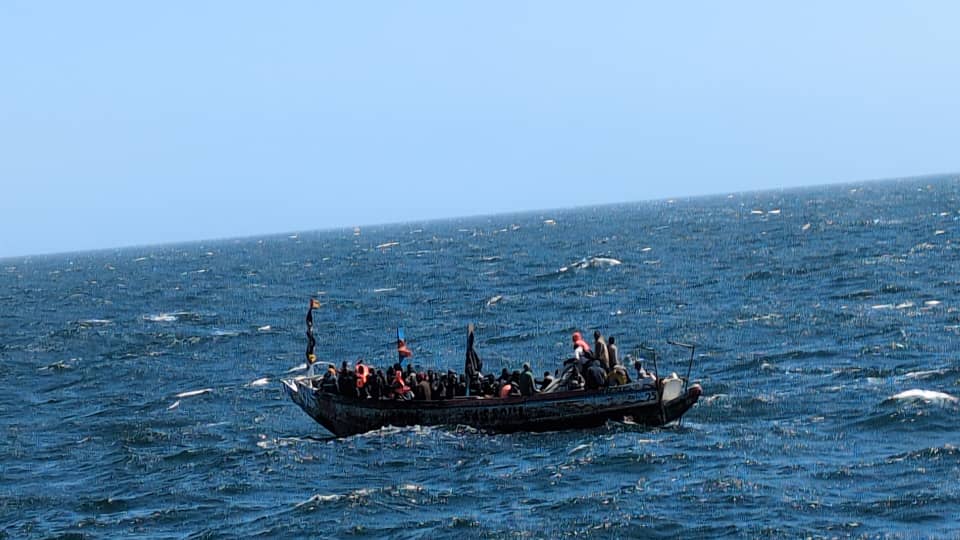 une pirogue secourue après 11 jours en mer