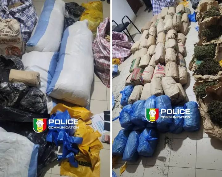 Saisie de 108 kg de chanvre indien par la BRS de Dakar à Niacoulrab