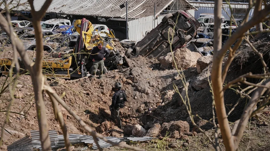 une frappe près de Jérusalem fait sept blessés