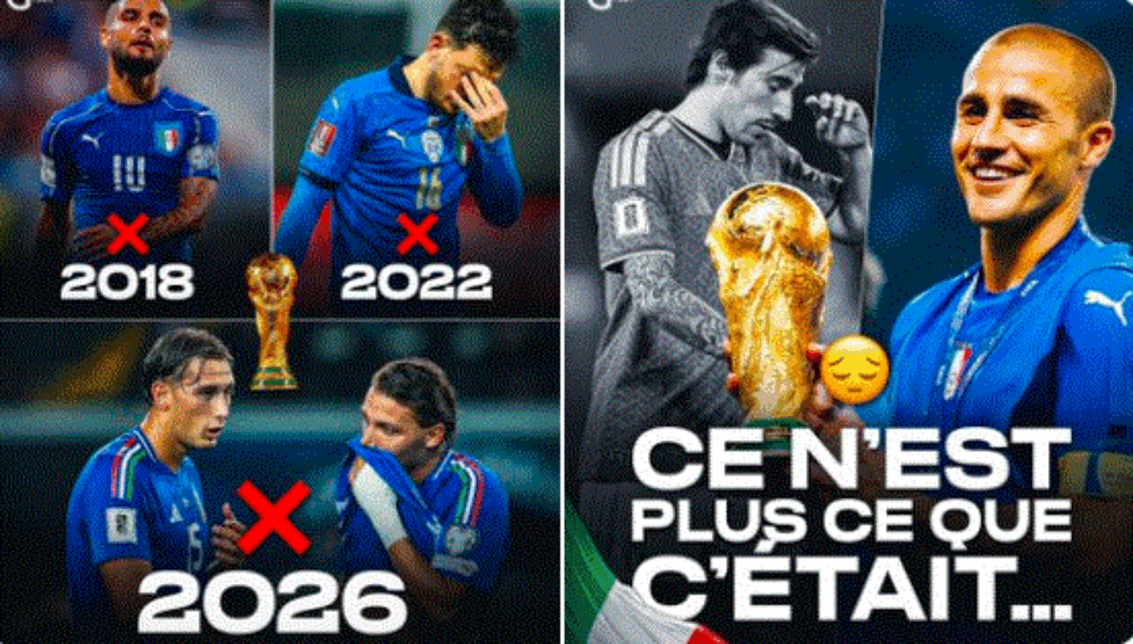 l’Italie éliminée par la Bosnie et privée du Mondial 2026