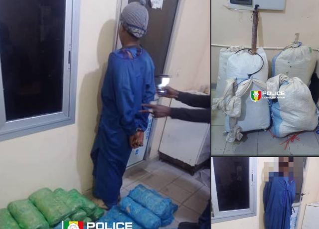 Saisie de 49 kg de chanvre indien et interpellation d’un convoyeur