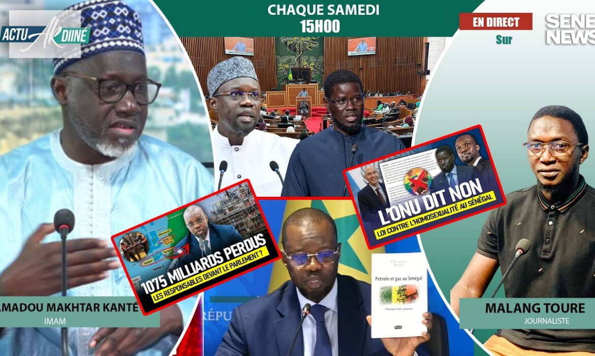 DIRECT – Imam Kanté face à l’actu : Sonko renégocie les contrats et répond à Diomaye, les homos en panique