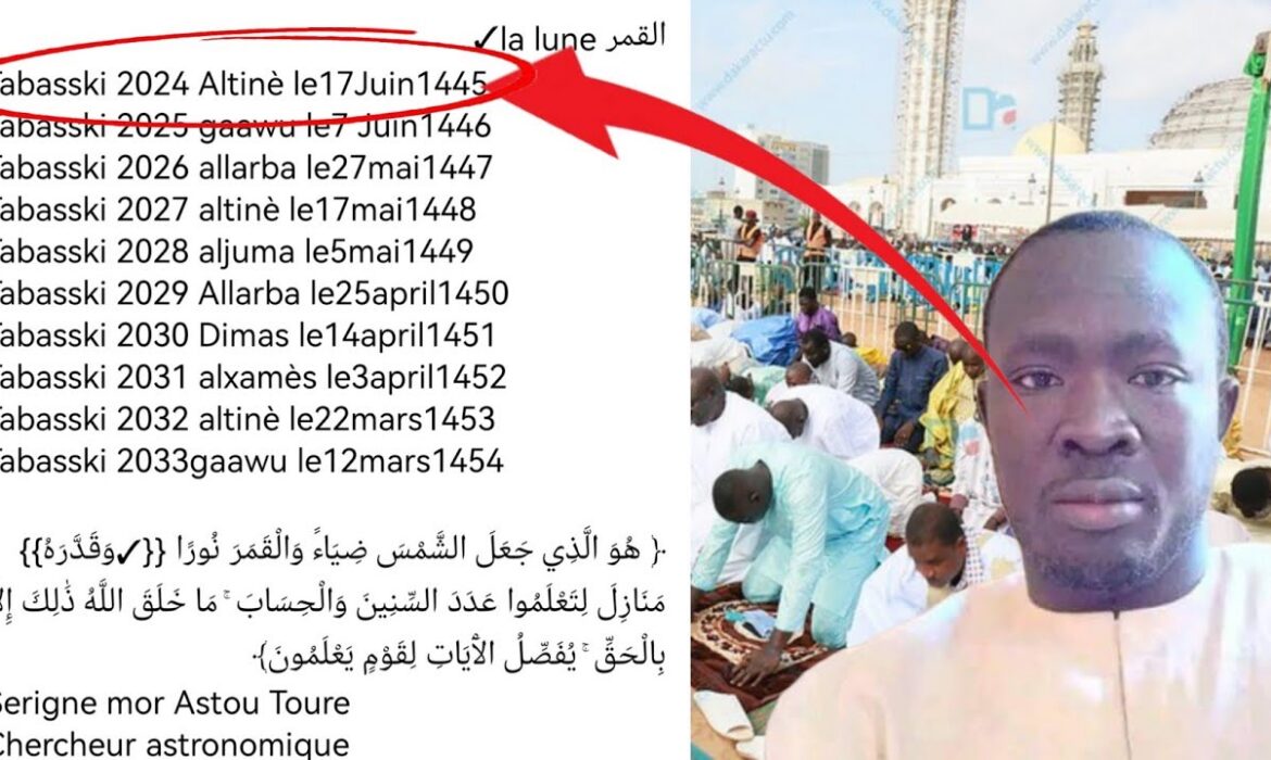 Les prévisions de l’expert Serigne Mor Asta Touré sur la date