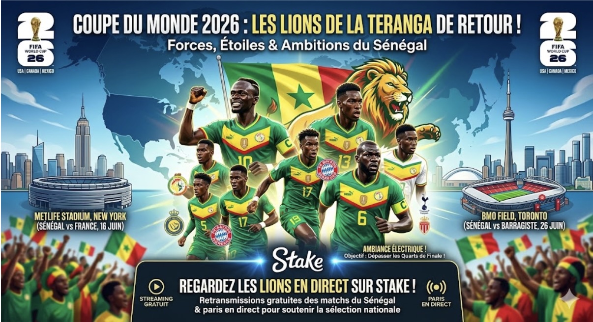 forces, stars et ambitions de l’équipe du Sénégal