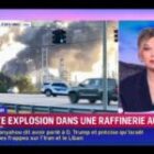 La population confinée suite à une violente explosion d&rsquo;une raffinerie de pétrole