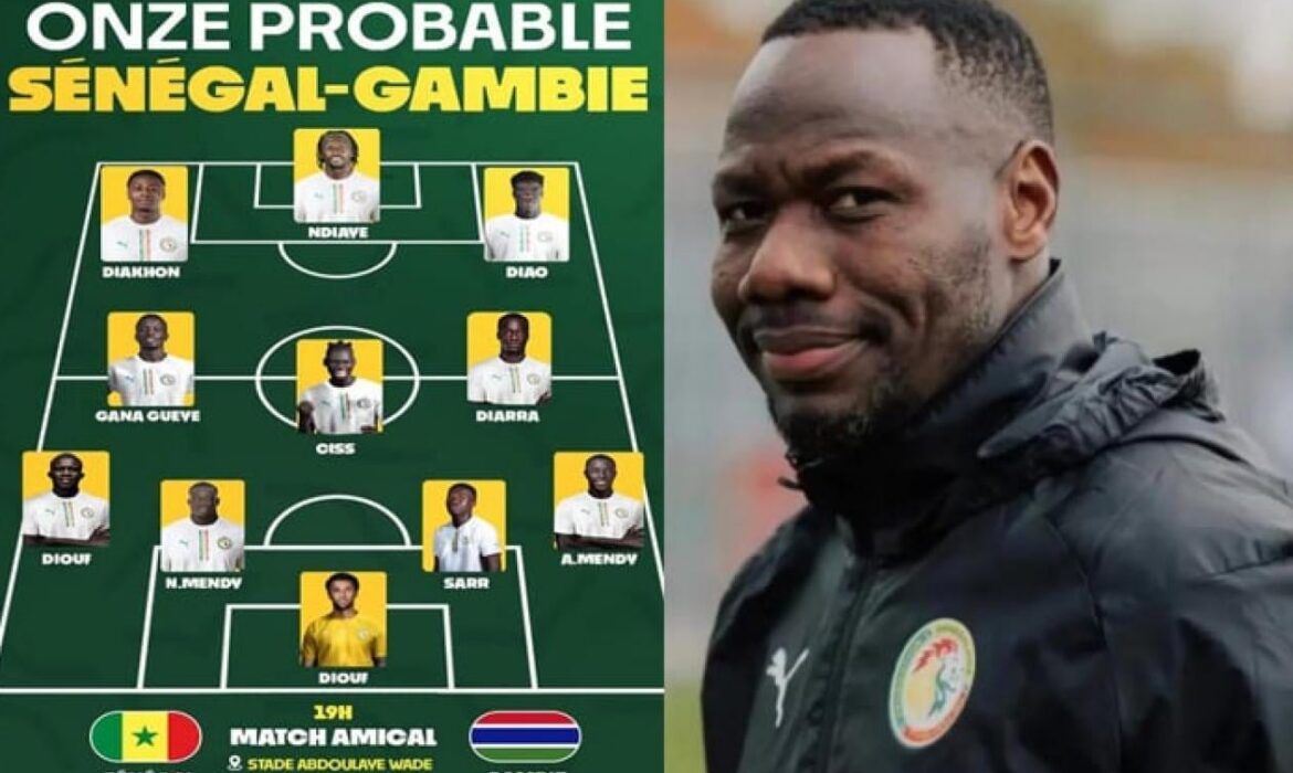 Pape Thiaw remanie son onze et change de système, voici la composition officielle des Lions