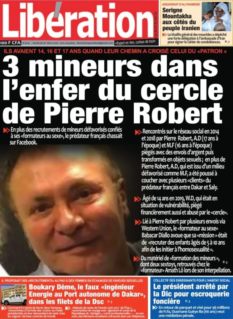 Découvrez les Unes des journaux sénégalais du vendredi 06 mars 2026