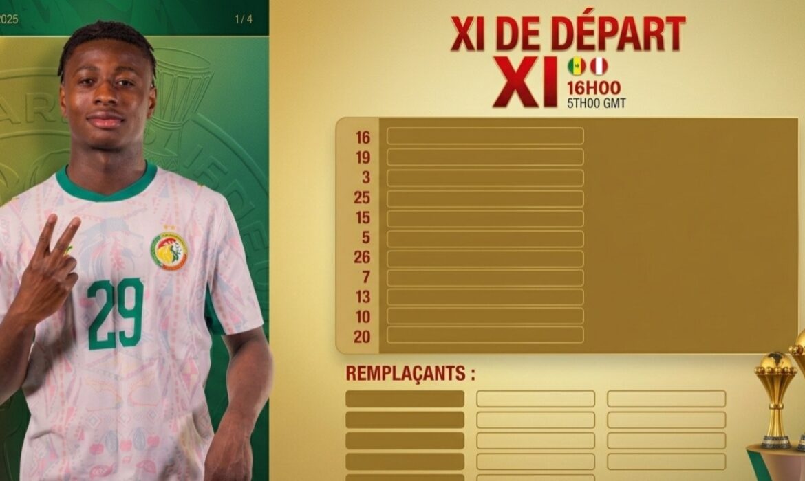 Voici le onze de départ du Sénégal face au Pérou, du nouveau dans l’équipe