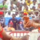 l’ultime prise au sol qui a désigné le vainqueur du duel entre Alboury et Pape Thiam