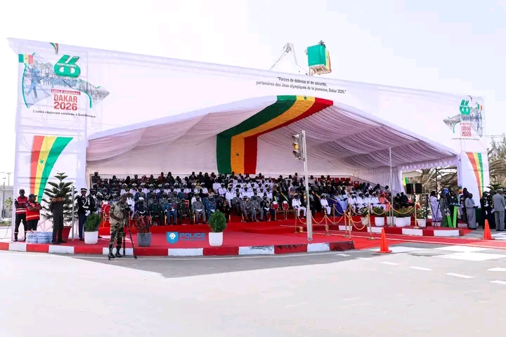 Un défilé sous le signe de l’Olympisme