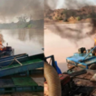 Orpaillage sur la Falémé, le total de dragues clandestines détruites par le GARSI