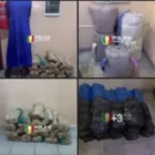 Un motard arrêté avec 19 kg de chanvre et le reste de la marchandise abandonné à Sokone