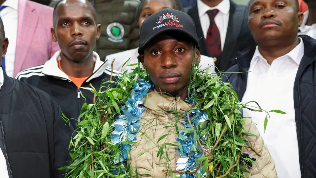 la somme et le cadeau remis à Sabastian Sawe après son marathon record
