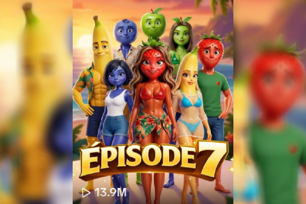 comment « L’île de la Skibidi Tentafruit », cette téléréalité générée par IA, rend les jeunes accros sur TikTok