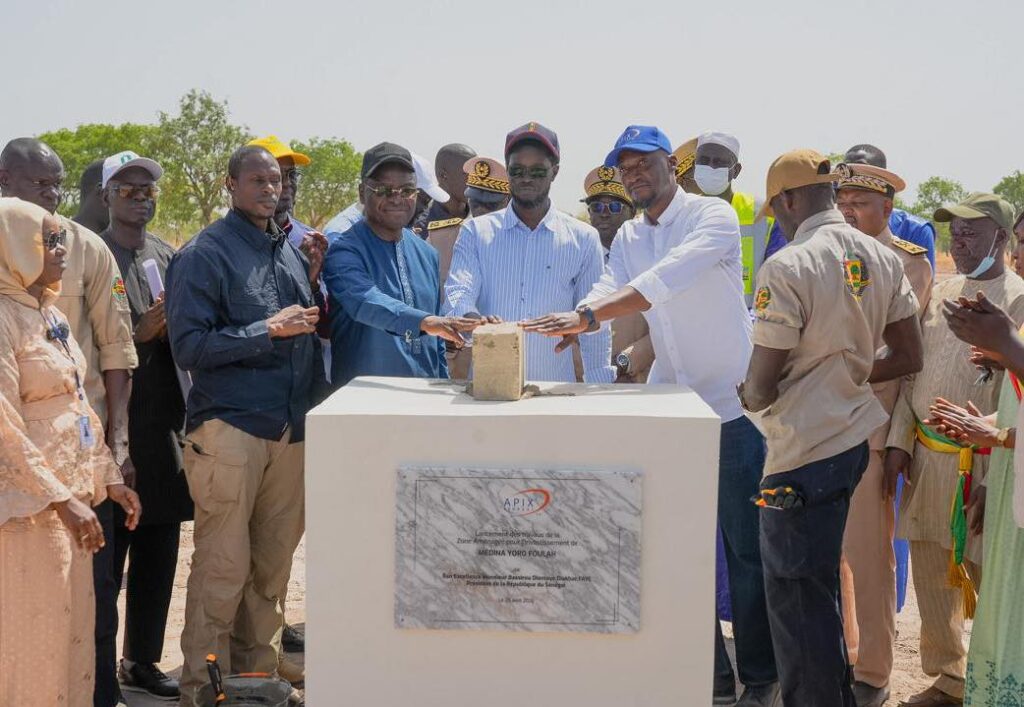 Diomaye Faye lance les travaux de la Zone aménagée pour l’investissement (ZAI) de Médina Yoro Foulah