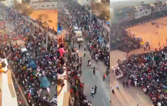 Diop 2 mobilise une foule impressionnante à Yeumbeul avant son choc contre Liss Ndiago (vidéo)