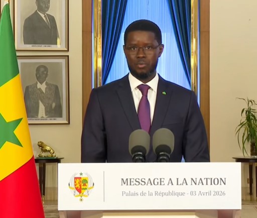 Suivez en direct le message à la Nation du Président Diomaye Faye