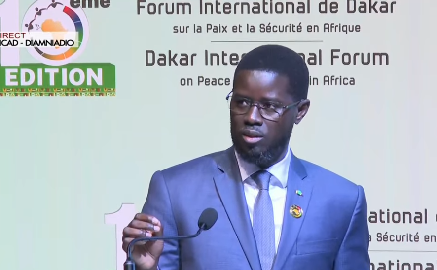Diomaye Faye plaide pour une Afrique souveraine et actrice de sa sécurité