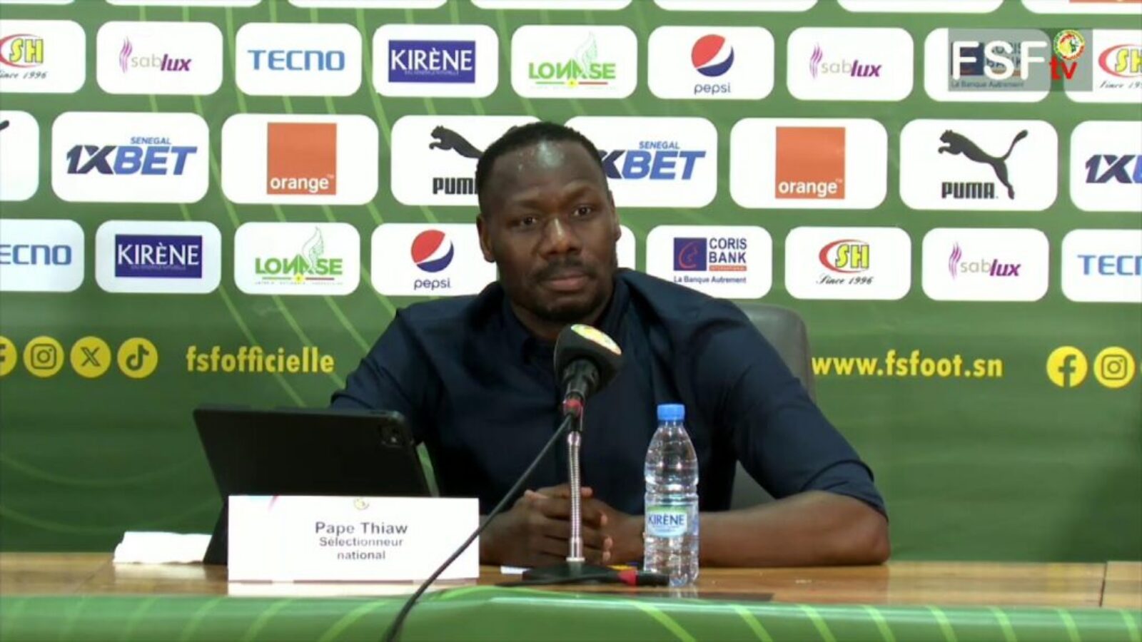 « Si j’avais des doutes, je céderais ma place », assure Pape Thiaw