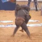 Sa Thiès bat Modou Lo et devient le Roi des Arènes, voici la chute (vidéo)