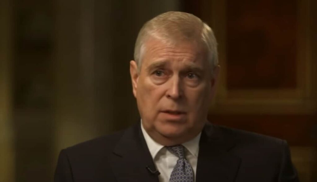un homme arrêté près de la résidence du prince Andrew