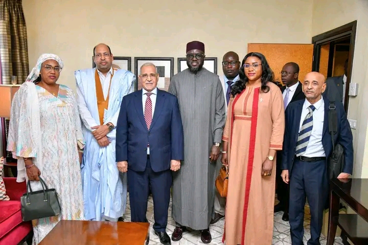 32e Assemblée régionale de l’APF : El Malick Ndiaye reçoit son homologue mauritanien …