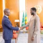 Antoine Félix Abdoulaye Diome à sa sortie d’audience