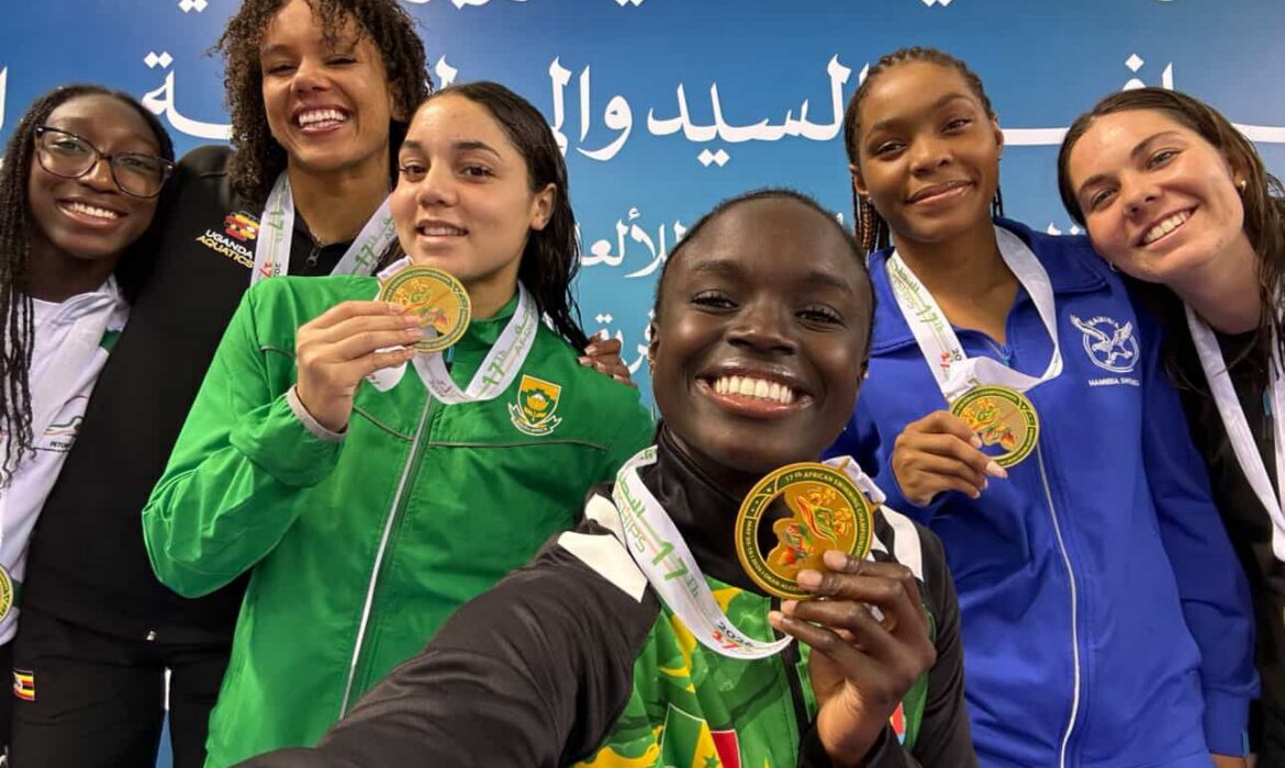 Oumy Diop sacrée championne d’Afrique du 50 m papillon