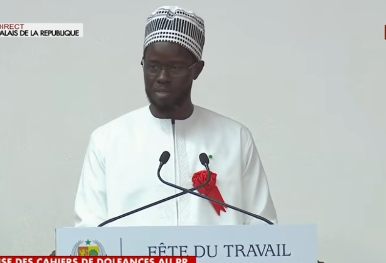 Diomaye Faye annonce une hausse des contrats de travail malgré les tensions économiques