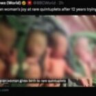 Après 12 ans d’attente, une femme donne naissance à des quintuplés