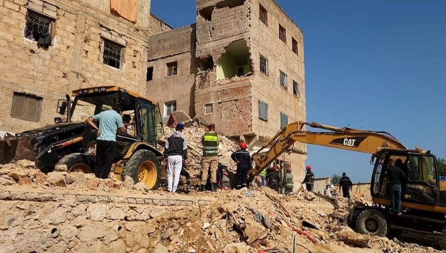 Neuf morts dans l’effondrement d’un immeuble à Fès, Maroc