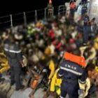 Saint-Louis : Une pirogue transportant plus de 150 migrants interceptée après une panne en mer
