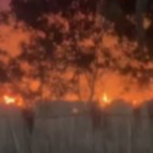 incendie au lac des Maristes