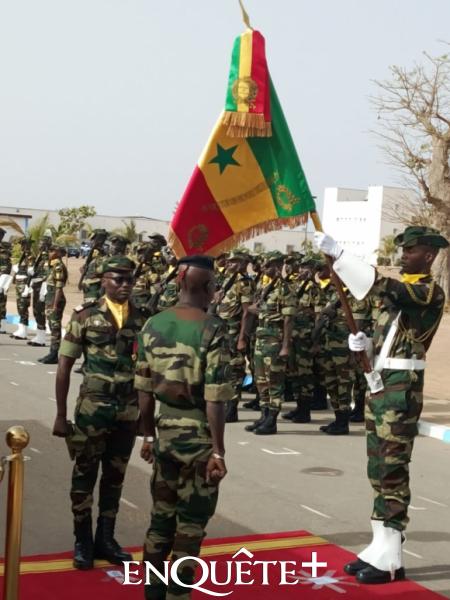 153 militaires prêts à partir en Guinée-Bissau après la remise du drapeau