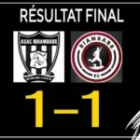 la tête de la Ligue 2 lui échappe