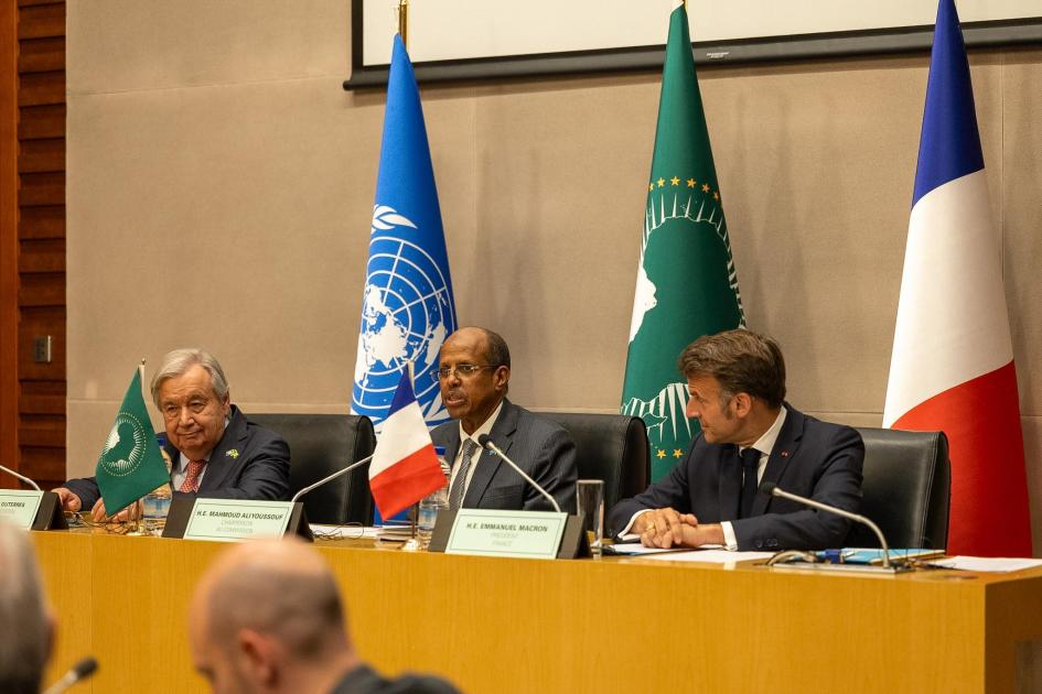 Guterres, Youssouf et Macron appellent à une solidarité d’urgence avec l’Afrique