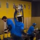 Ousseynou Niang célèbre le sacre de l’Union Saint-Gilloise dans les vestiaires( vidéo)