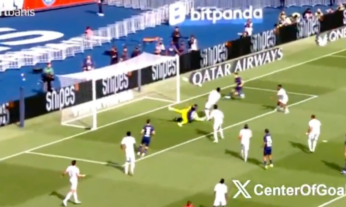 Ibrahim Mbaye ouvre le score et évite le pire sur son choc avec le gardien (vidéo)