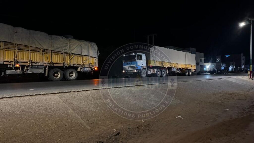 Il escortait des camions sur …